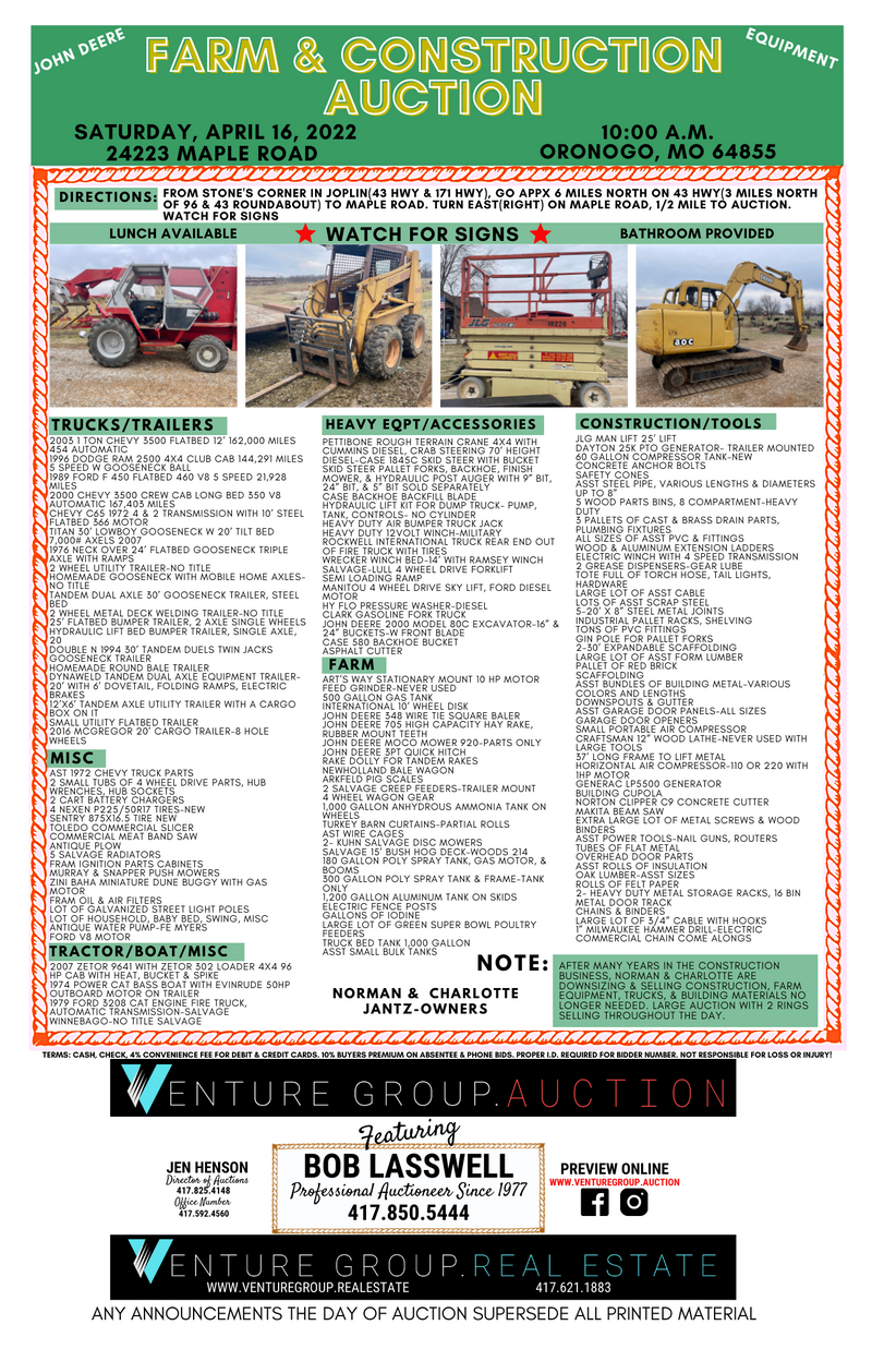 Venture Group Auctions